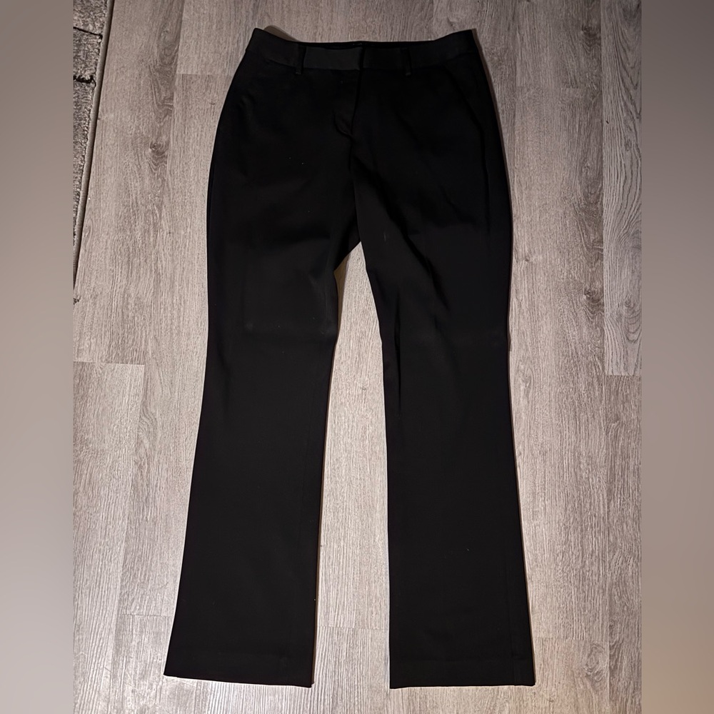 Express Columnist Barely Boot Black Pants, Size 1… - image 1